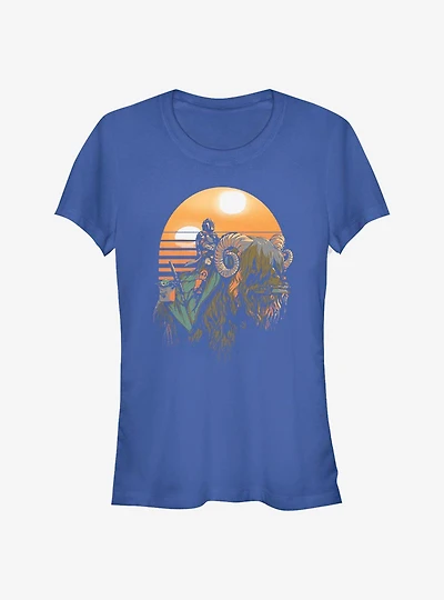 Star Wars The Mandalorian Bantha Riders Girls T-Shirt