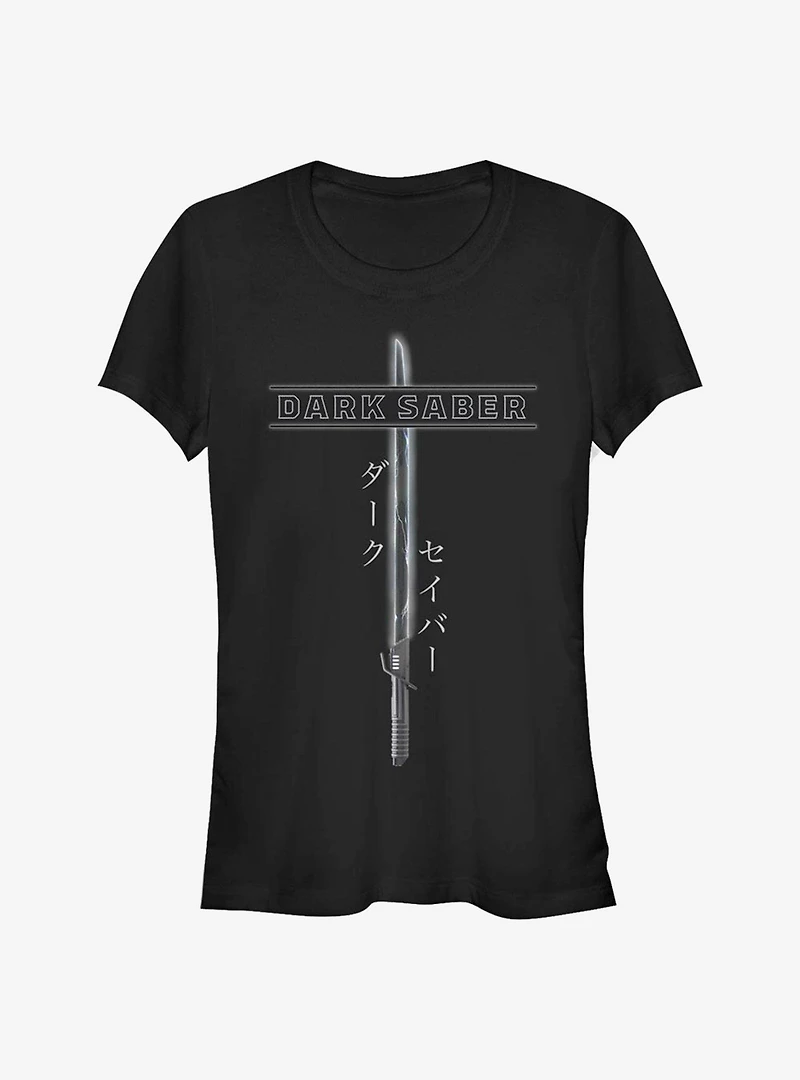 Star Wars The Mandalorian Dark Saber Girls T-Shirt