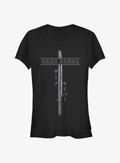 Star Wars The Mandalorian Dark Saber Girls T-Shirt