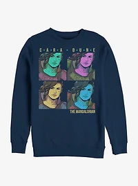 Star Wars The Mandalorian Cara Dune Box Up Crew Sweatshirt