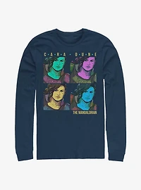 Star Wars The Mandalorian Cara Dune Box Up Long-Sleeve T-Shirt