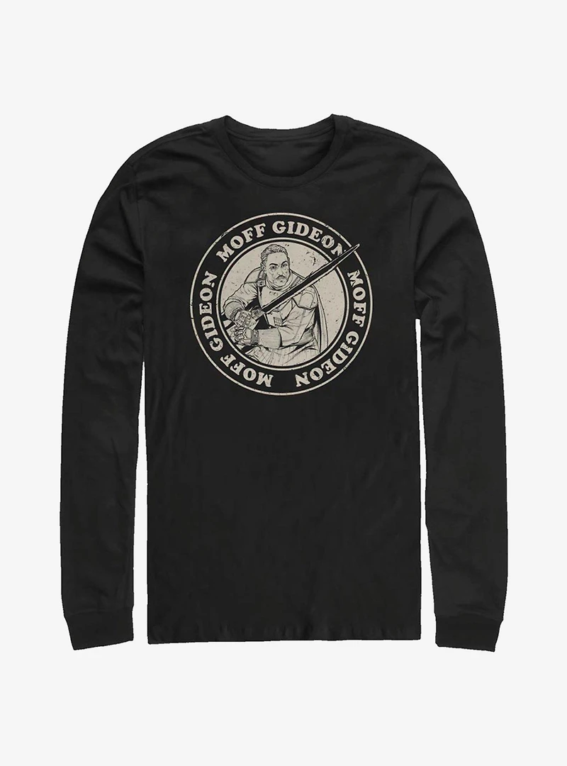 Star Wars The Mandalorian Moff Gideon Circle Long-Sleeve T-Shirt