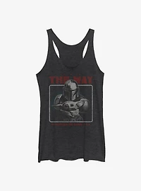 Star Wars The Mandalorian Retro This Is Way Girls Tank Top