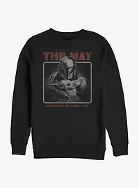 Star Wars The Mandalorian Retro This Is Way Sweatshirt