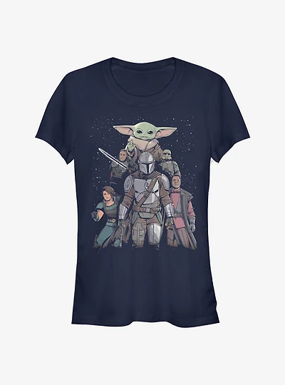 Star Wars The Mandalorian Poster Girls T-Shirt