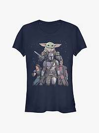Star Wars The Mandalorian Poster Girls T-Shirt