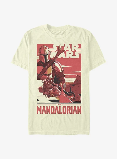 Star Wars The Mandalorian Mad Mando Poster T-Shirt