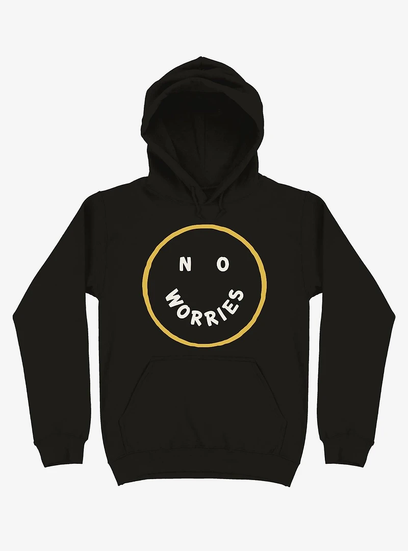 No Worries Smile Face Hoodie