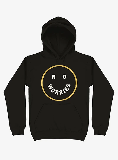 No Worries Smile Face Hoodie