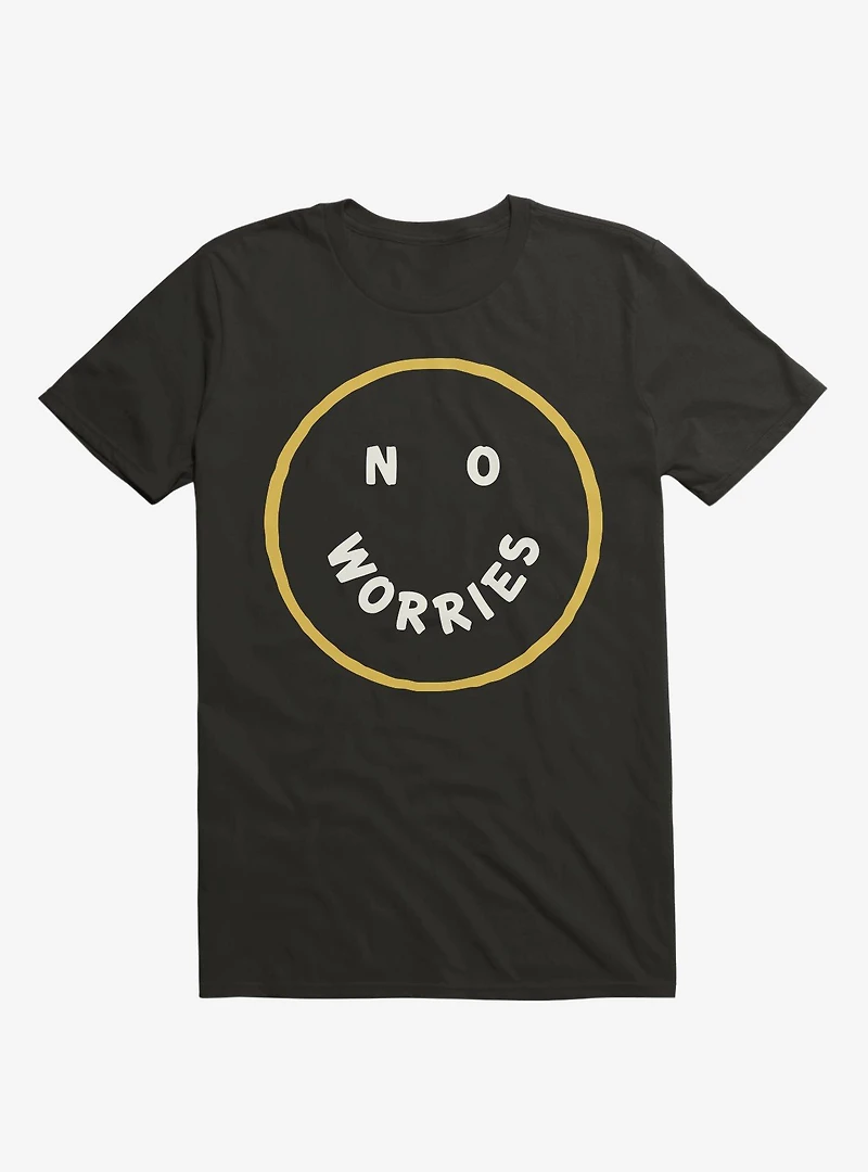 No Worries Smile Face T-Shirt