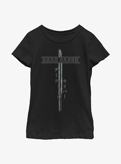 Star Wars The Mandalorian Dark Saber Youth Girls T-Shirt