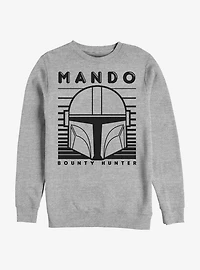Star Wars The Mandalorian Mando Monotone Sweatshirt