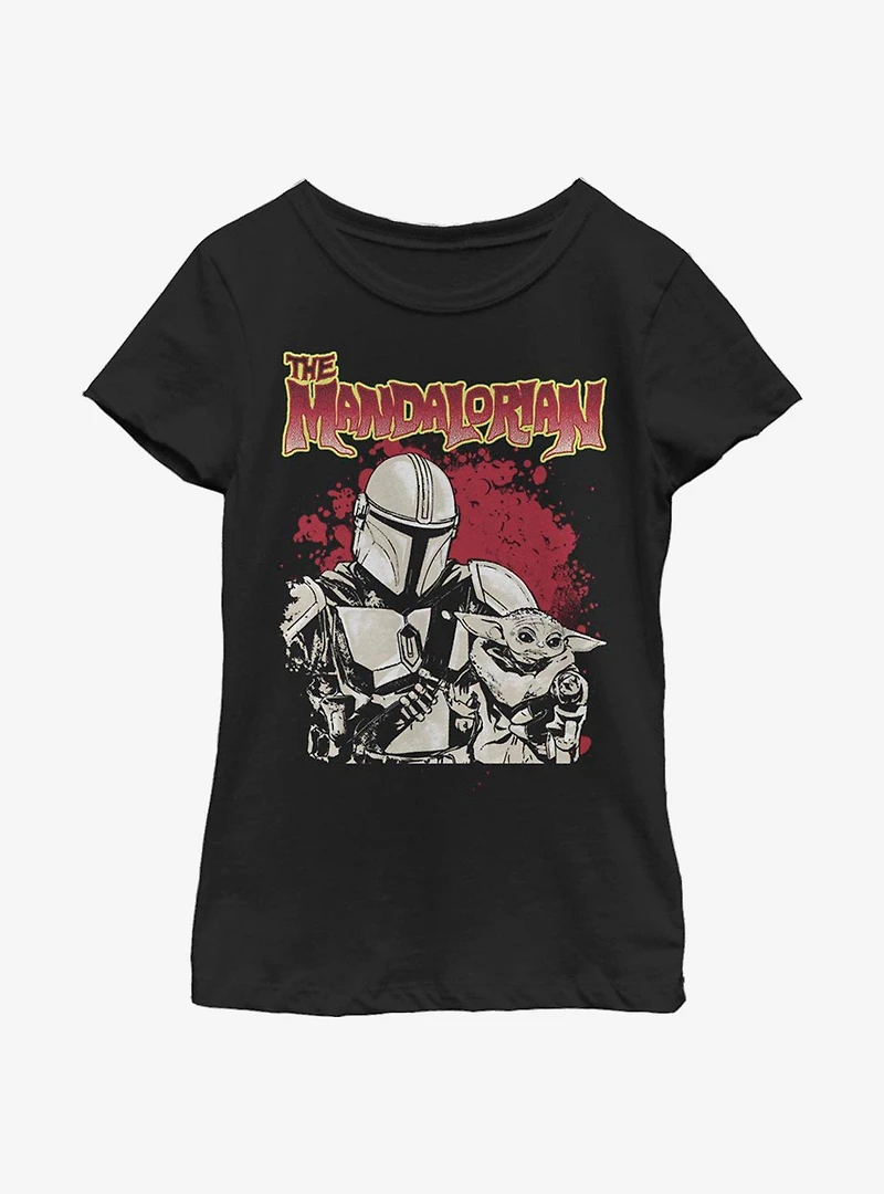 Star Wars The Mandalorian Nice Pair Youth Girls T-Shirt
