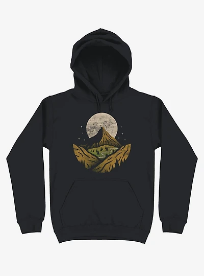 Loner Mountains Moonlight Hoodie