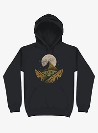 Loner Mountains Moonlight Hoodie