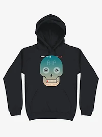 Sorry, My Phone Died RIP Skull Hoodie