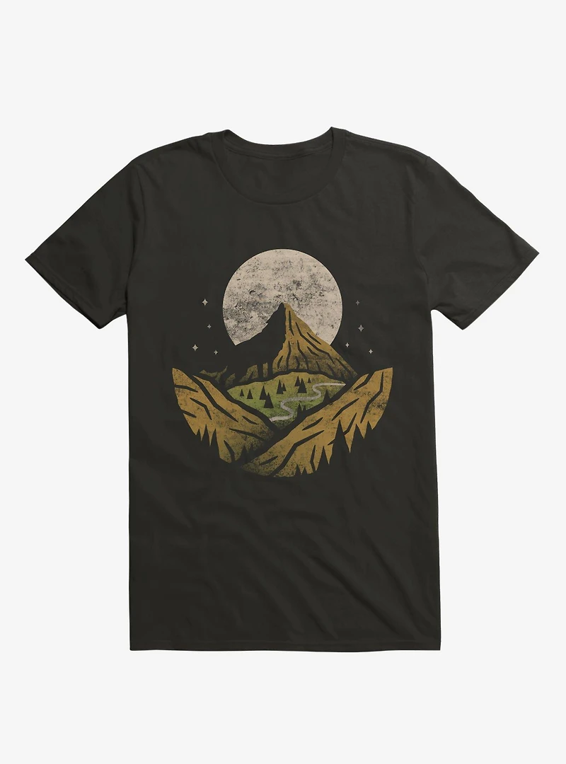 Loner Mountains Moonlight T-Shirt
