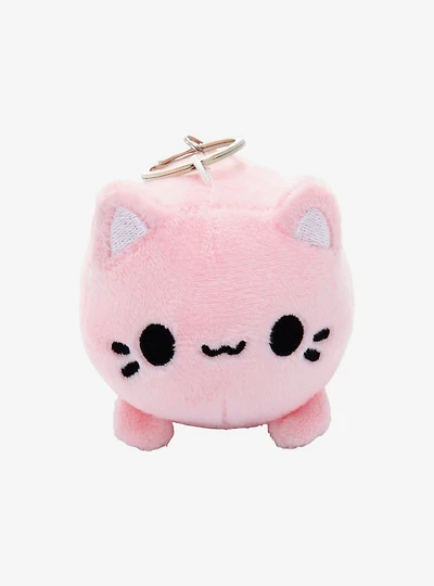 Tasty Peach Meowchi Strawberry Plush Key Chain