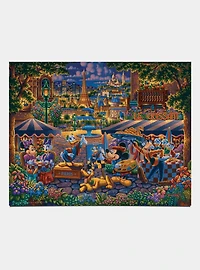 Disney Mickey And Friends Painting In Paris Art Prints