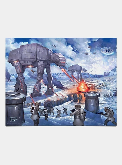 Star Wars The Battle Of Hoth Art Prints