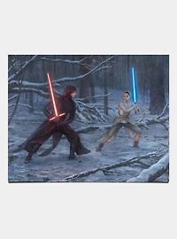 Star Wars The Duel Rey Vs. Ren Art Prints