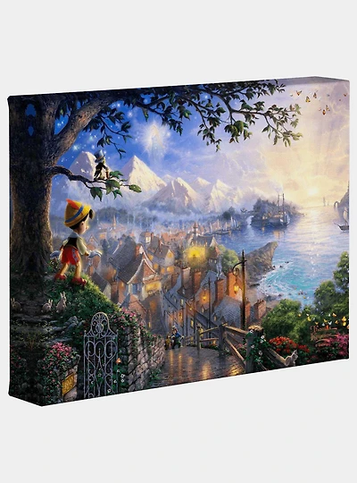 Disney Pinocchio Wishes Upon A Star Gallery Wrapped Canvas