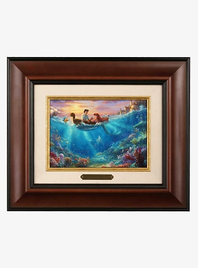 Disney The Little Mermaid Falling In Love Brushworks Wall Art