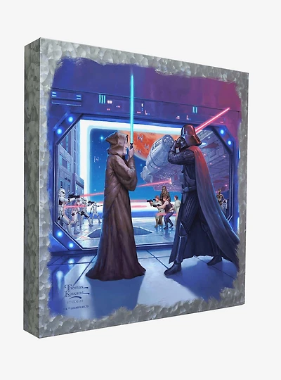 Star Wars Obi-Wan's Final Battle 14" x 14" Metal Box Art