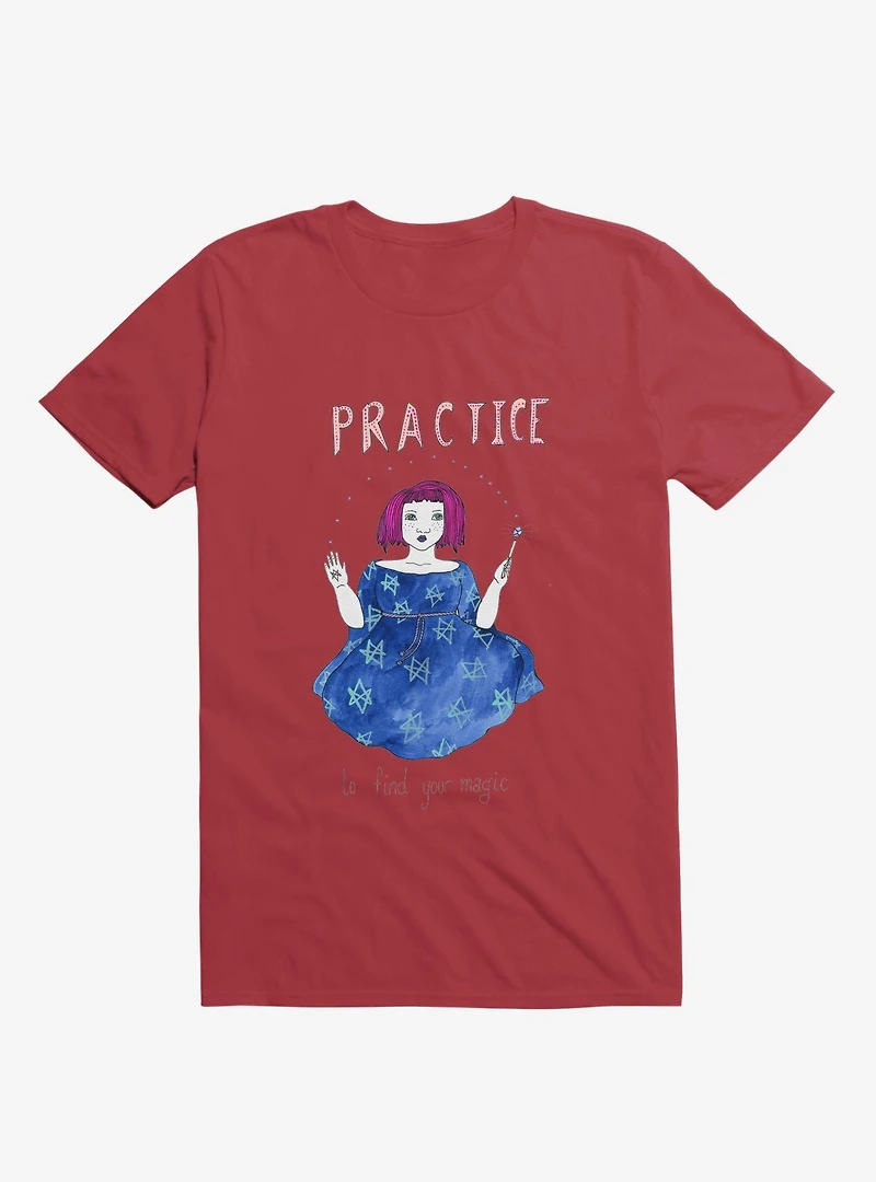 Ritus Practice Magic Witch Red T-Shirt