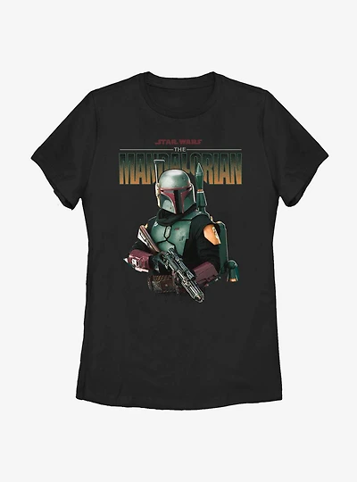 Star Wars The Mandalorian Season 2 Boba Fett Womens T-Shirt