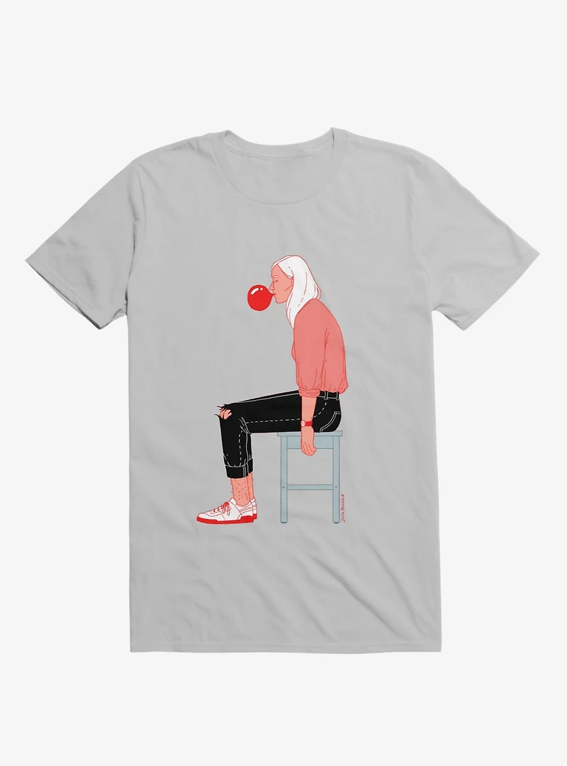 Blowing Bubblegum Girl T-Shirt