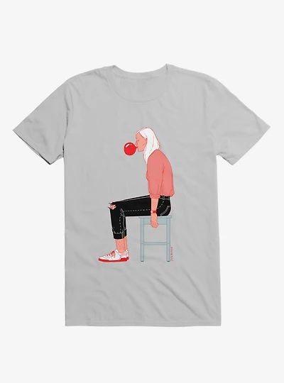 Blowing Bubblegum Girl T-Shirt