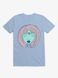 3 Eyed Girl Crystal Light Blue T-Shirt