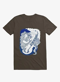 Dragon Slayer Girl Brown T-Shirt