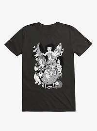 Friends Jungle Feast Black T-Shirt