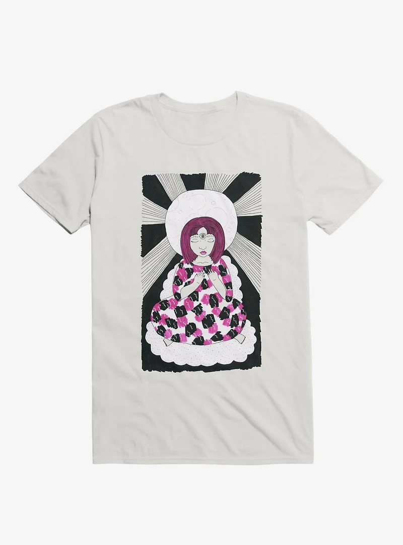 Inner Vision Moon Beams White T-Shirt