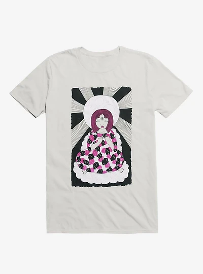 Inner Vision Moon Beams White T-Shirt
