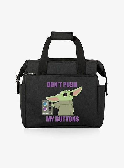 Star Wars The Mandalorian The Child Buttons Black Lunch Cooler