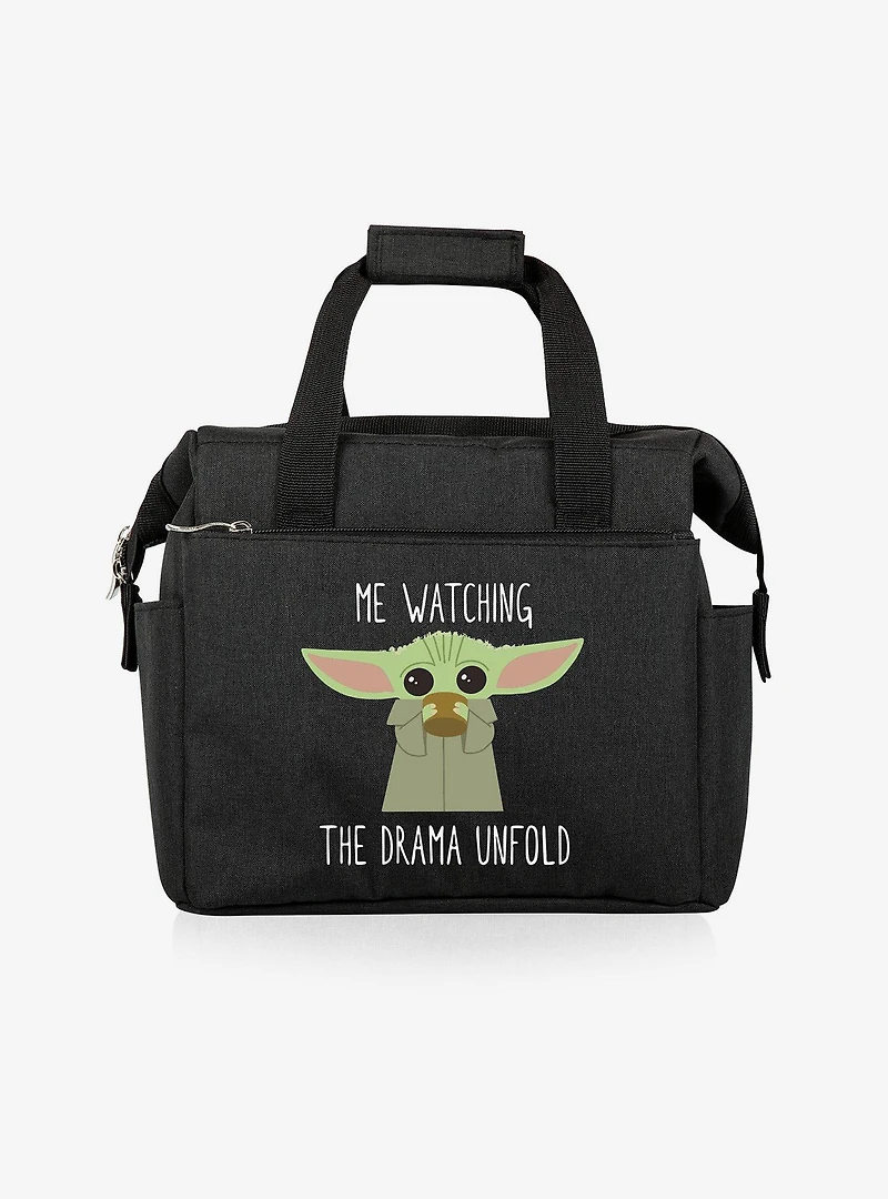 Star Wars The Mandalorian The Child Drama Black Lunch Cooler