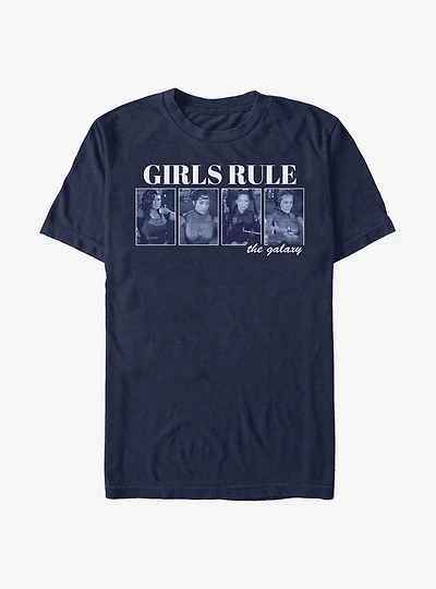 Star Wars The Mandalorian Girls Rule The Galaxy T-Shirt