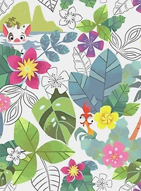 Disney Moana Jungle Peel & Stick Wallpaper