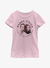 Marvel WandaVision Wanda Badge Youth Girls T-Shirt