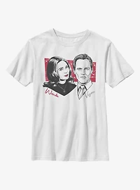 Marvel WandaVision Out Of Register Print Youth T-Shirt