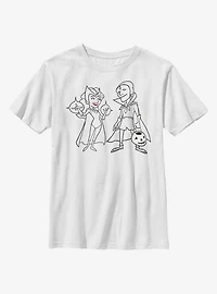 Marvel WandaVision Simple Ink Youth T-Shirt