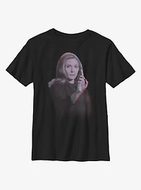 Marvel WandaVision Video Glitch Overlay Youth T-Shirt