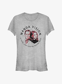 Marvel WandaVision Wanda Badge Girls T-Shirt