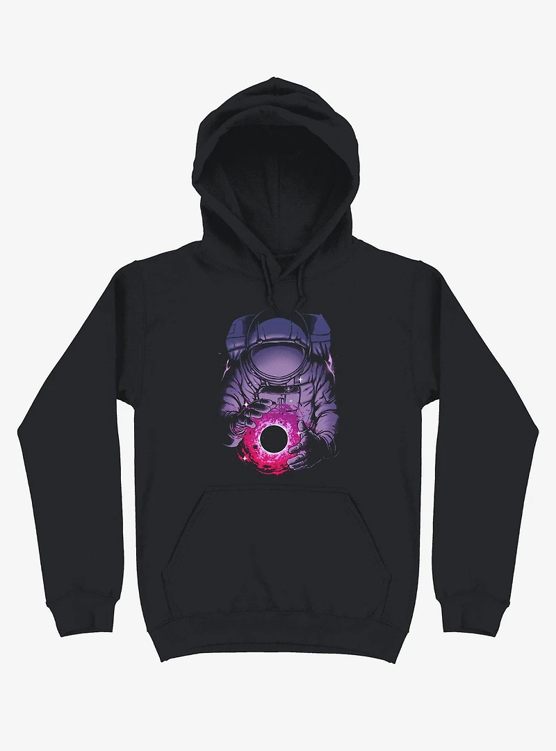 Astronaut Deep Space Black Hoodie