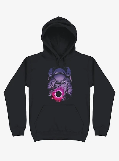 Astronaut Deep Space Black Hoodie