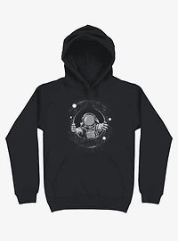 Astronaut Holding Black Hole Hoodie