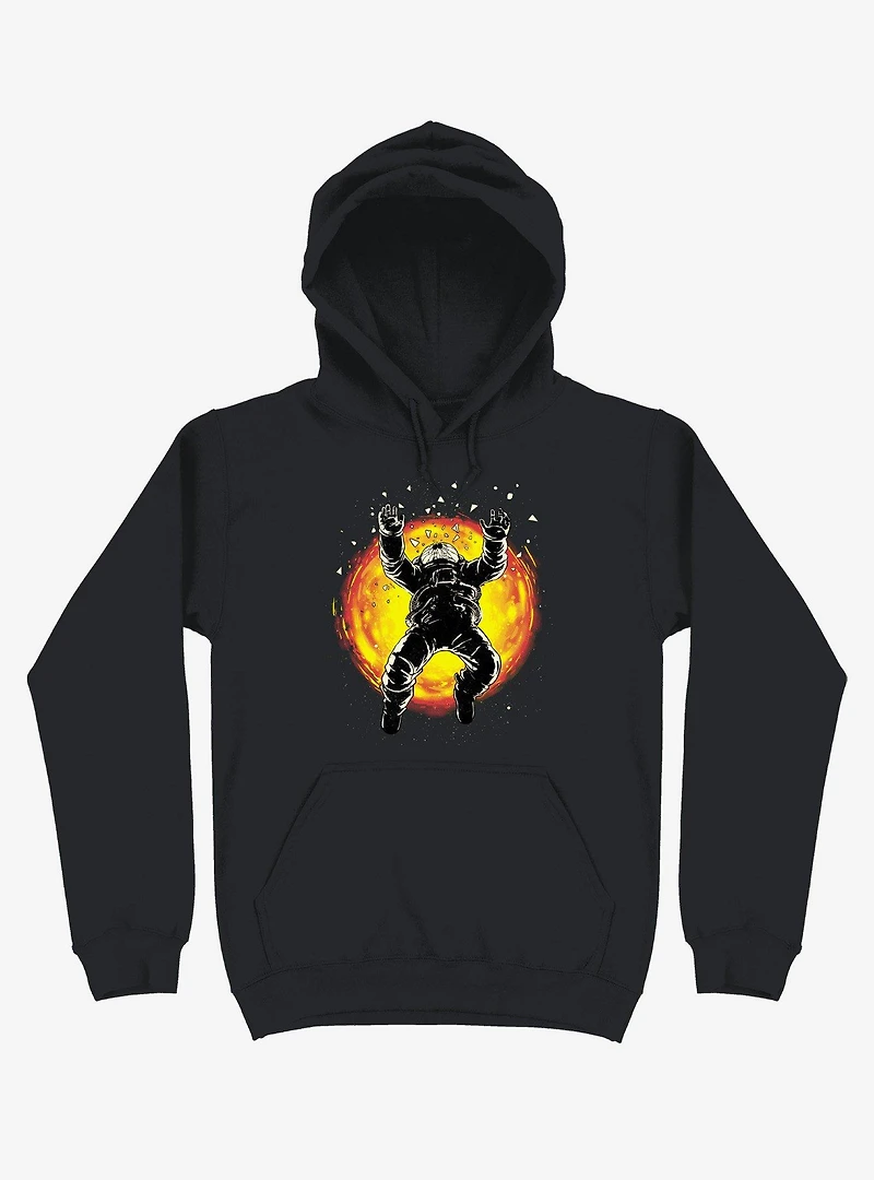 Astronaut Lost The Space Black Hoodie